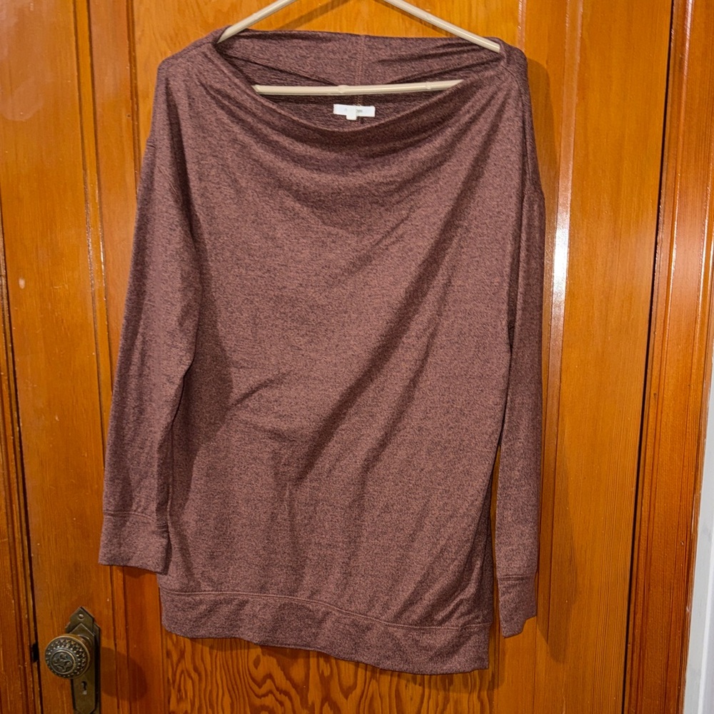 Maurices Brown Long Sleeve Top Sz M